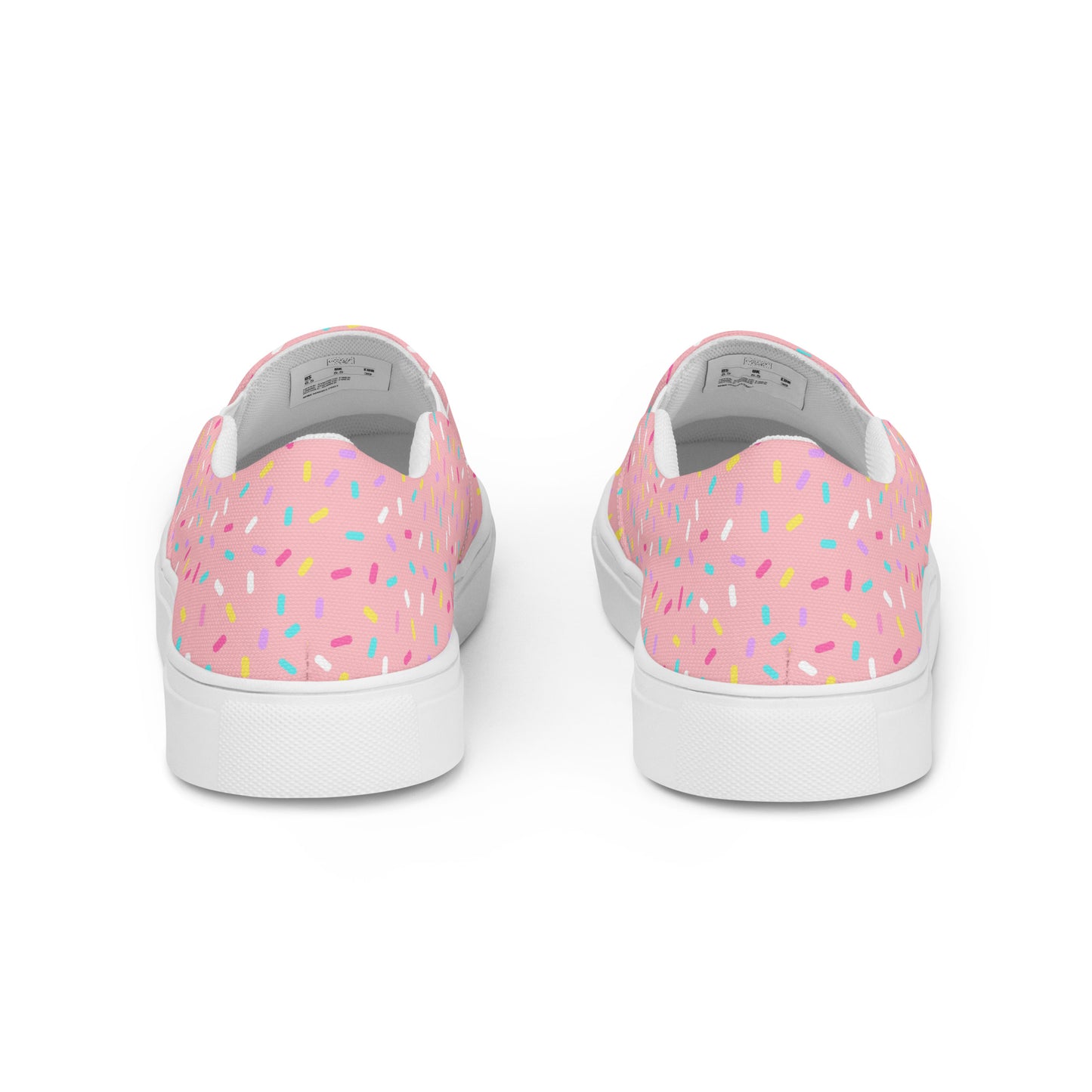 Sprinkled with Love - Women’s Slip-on Canvas Shoes in Pink