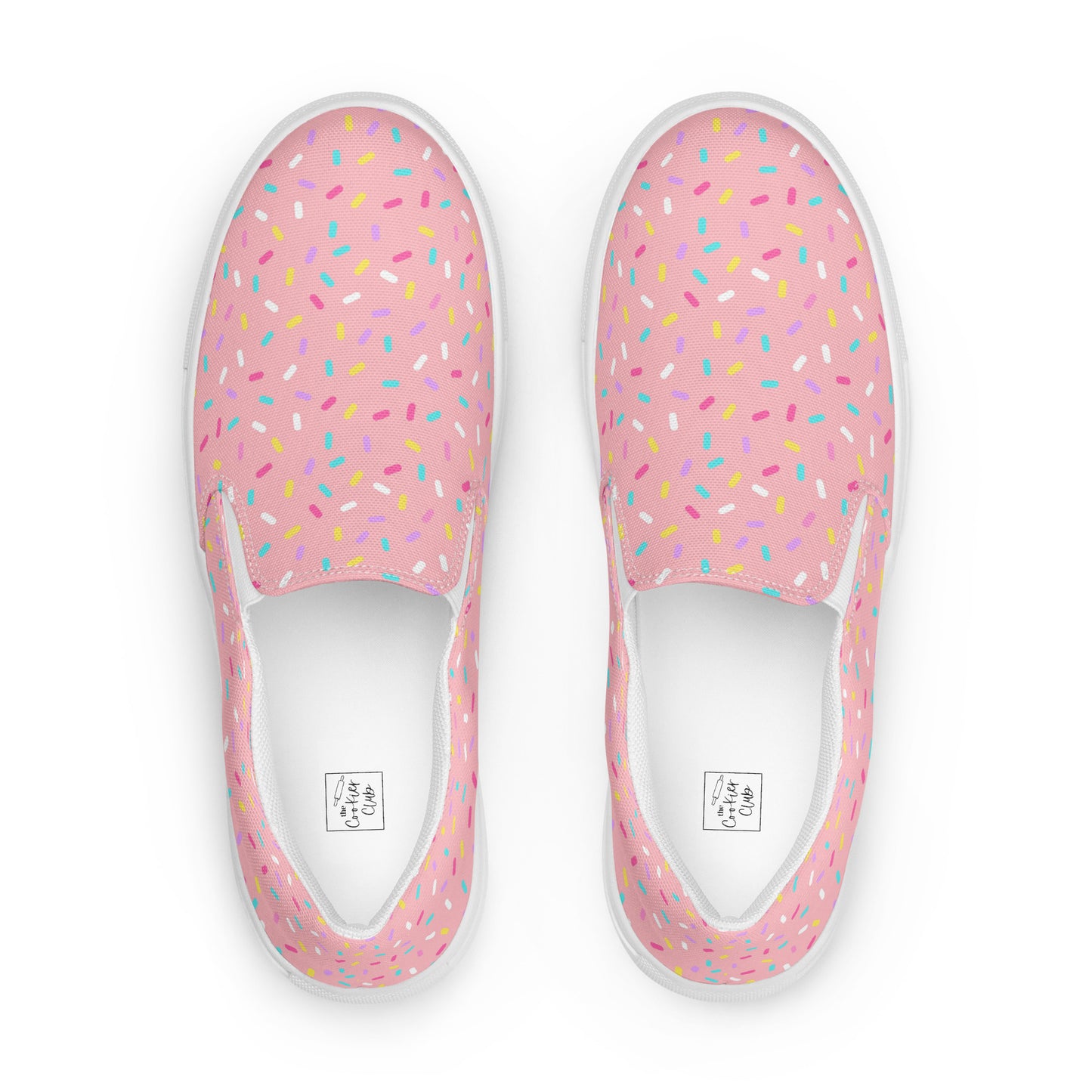 Sprinkled with Love - Women’s Slip-on Canvas Shoes in Pink