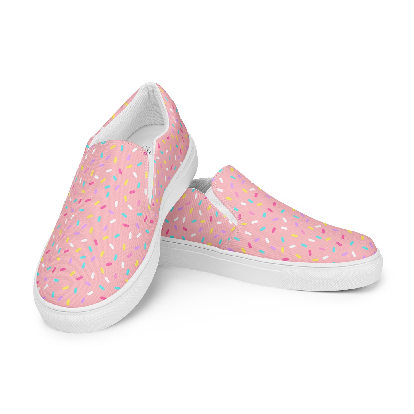 Sprinkled with Love - Women’s Slip-on Canvas Shoes in Pink