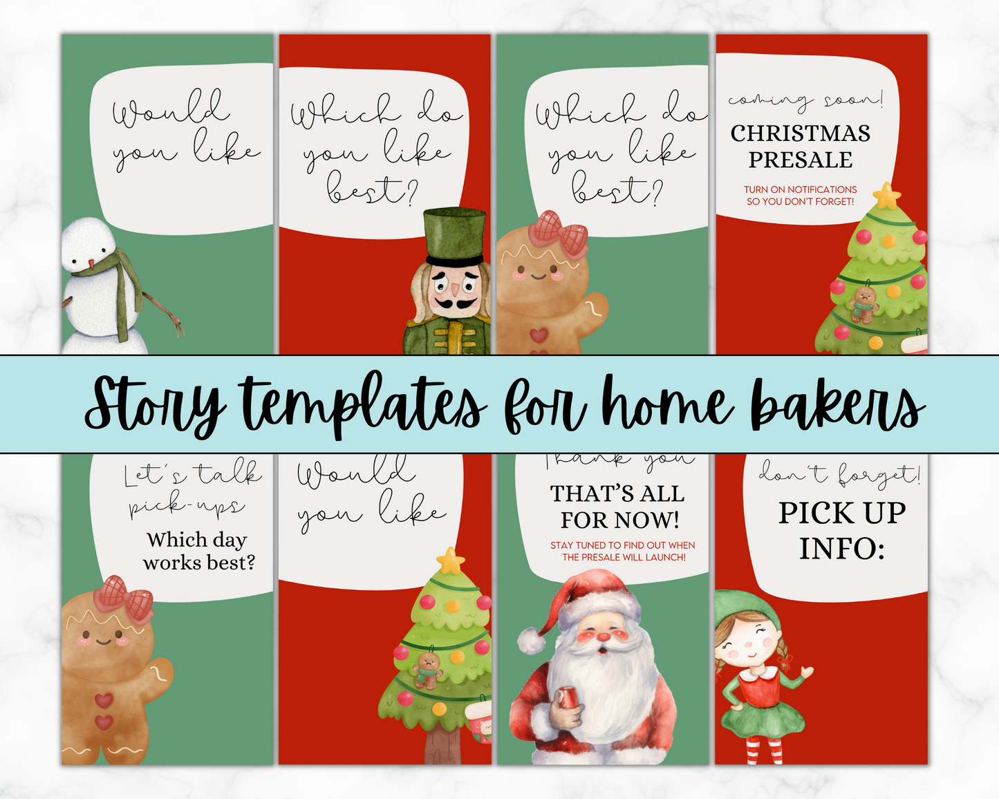 Christmas - Instagram Story & Templates - Presale & Pop-Up