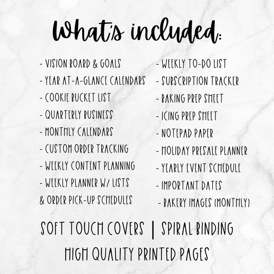 2026 Cookie Business Planner - Hard Copy