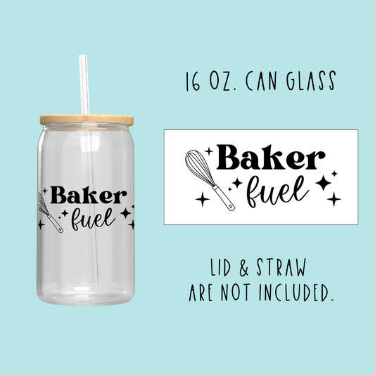 Baker Fuel - 16 oz Can Glass