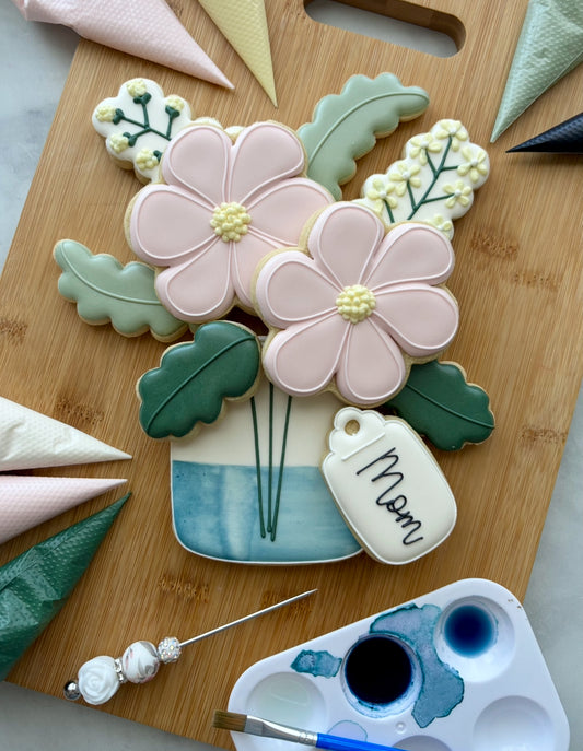 Mother's Day Cookie & Sip Decorating Class - Linden, NJ - 5/10/25 from 1:00pm-3:30pm
