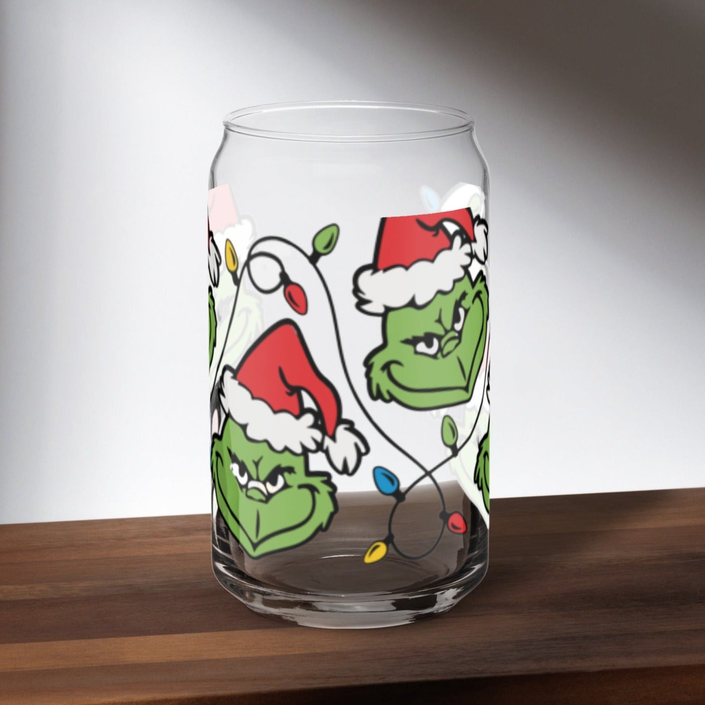 Grinchmas Can-shaped Glass