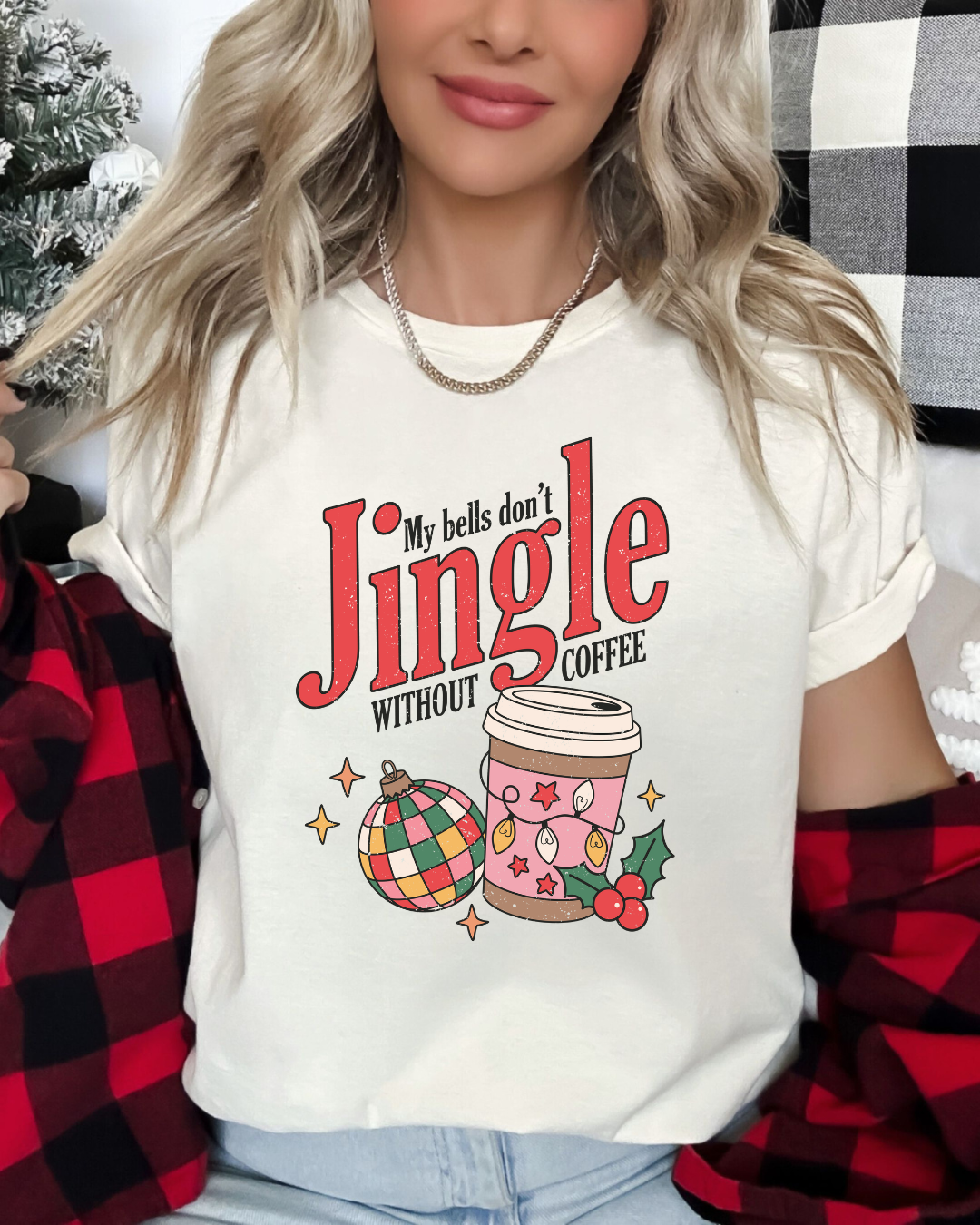 My Bells Don't Jingle Without Coffee Unisex Tee