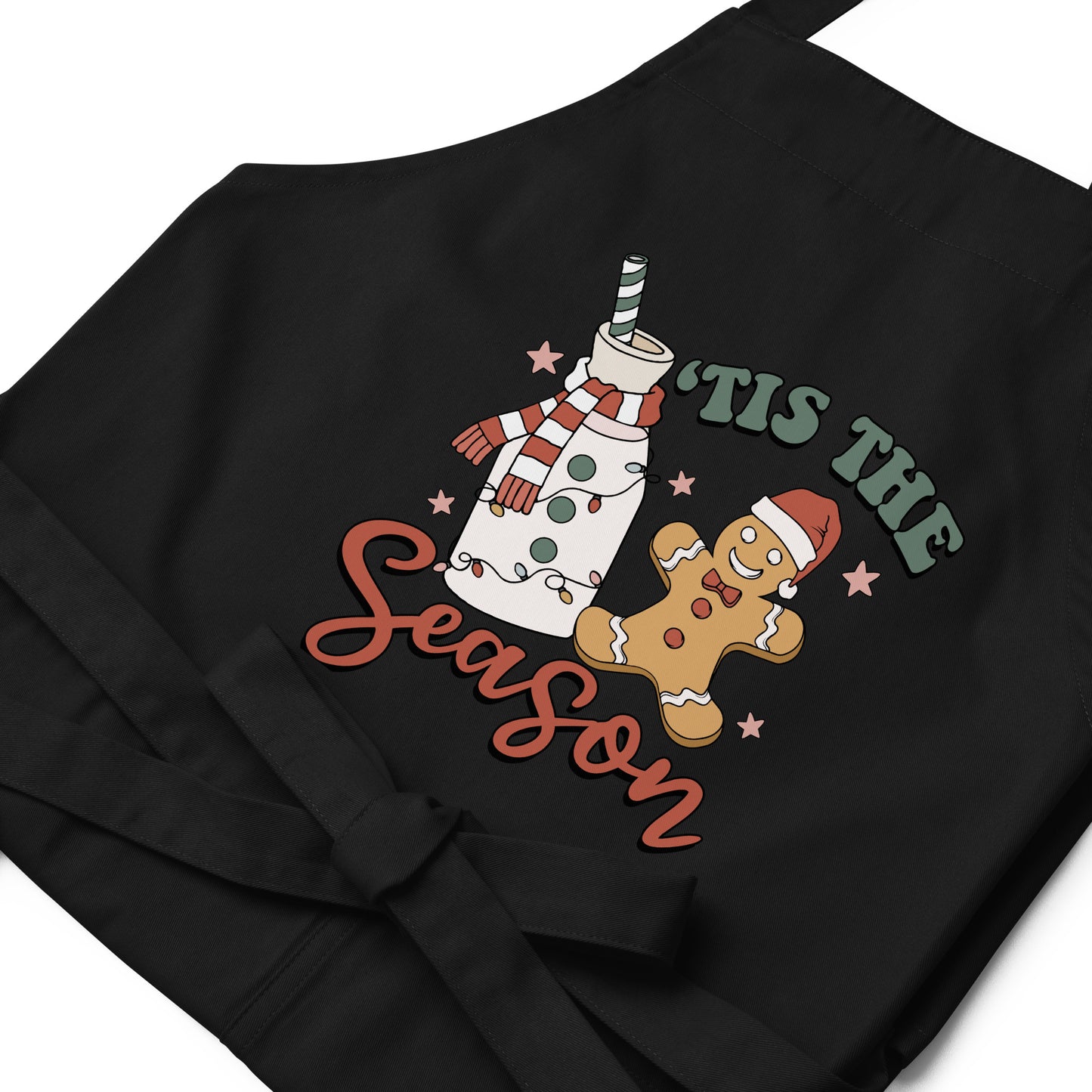 'Tis the Season Vintage Organic cotton apron