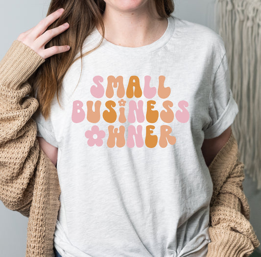Groovy Small Business Owner Unisex Tee
