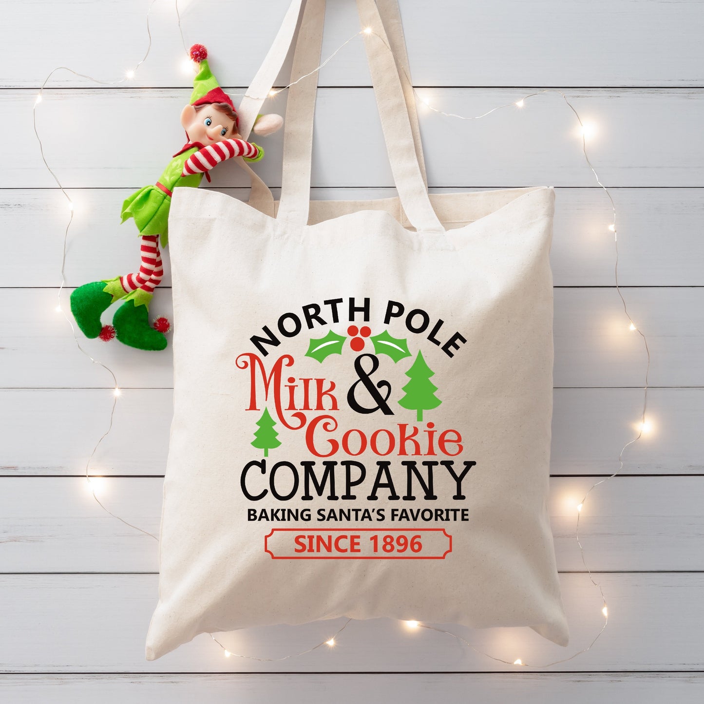 North Pole Milk & Cookie Co. Eco Tote Bag