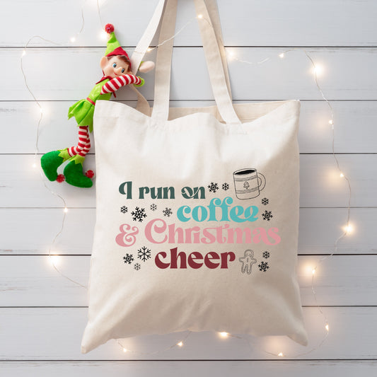 Coffee & Christmas Cheer Eco Tote Bag