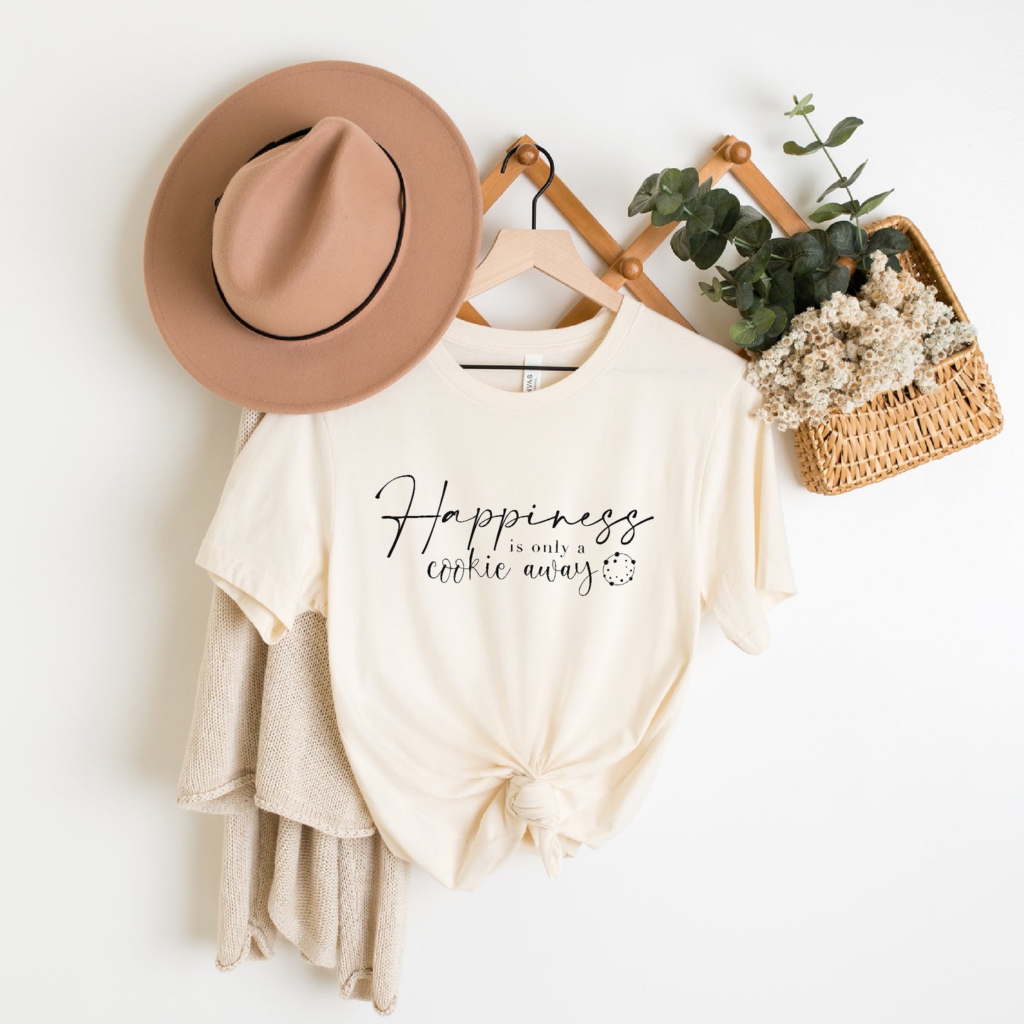 Happiness is Only a Cookie Away Unisex Tee