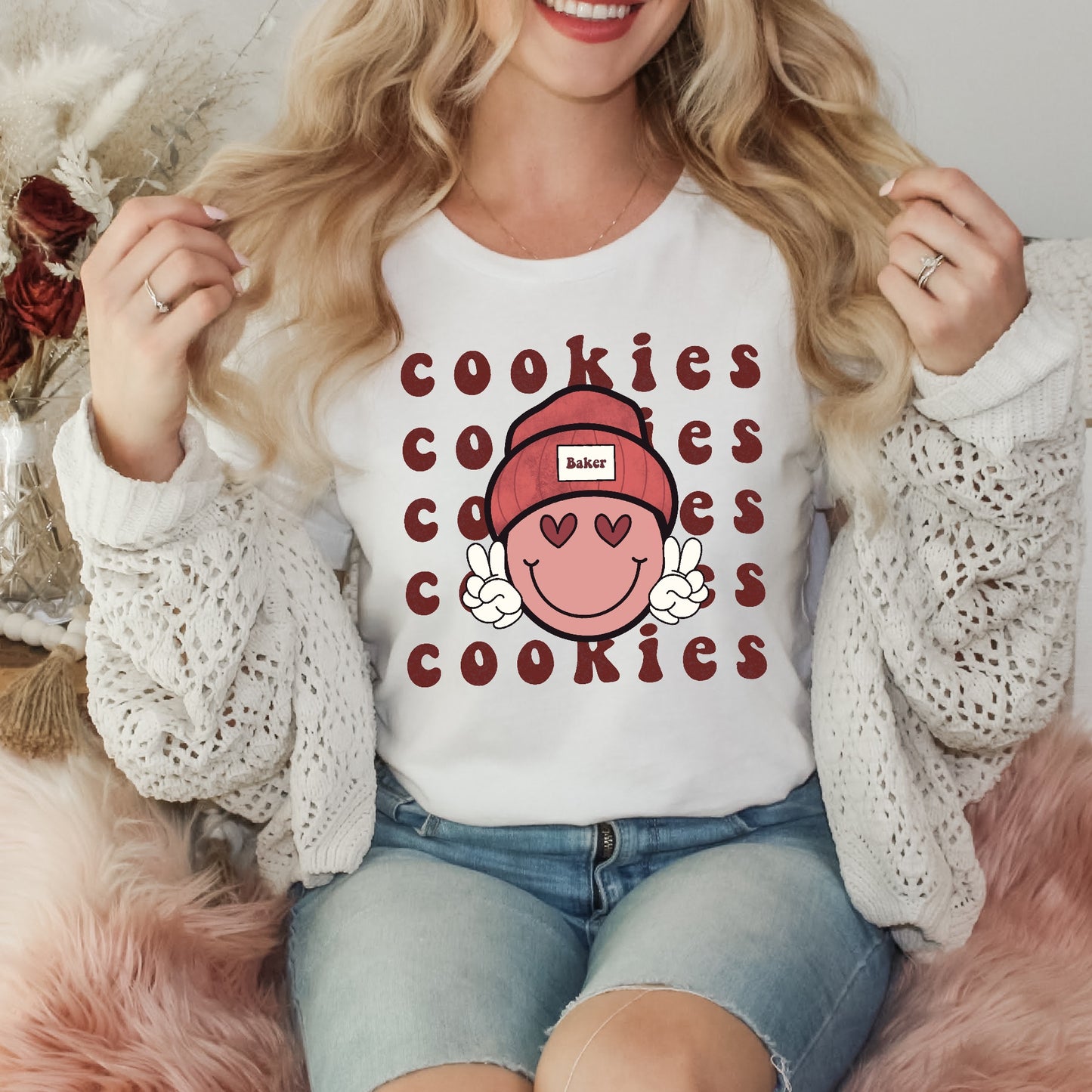 Peace. Love. Cookies Unisex Tee