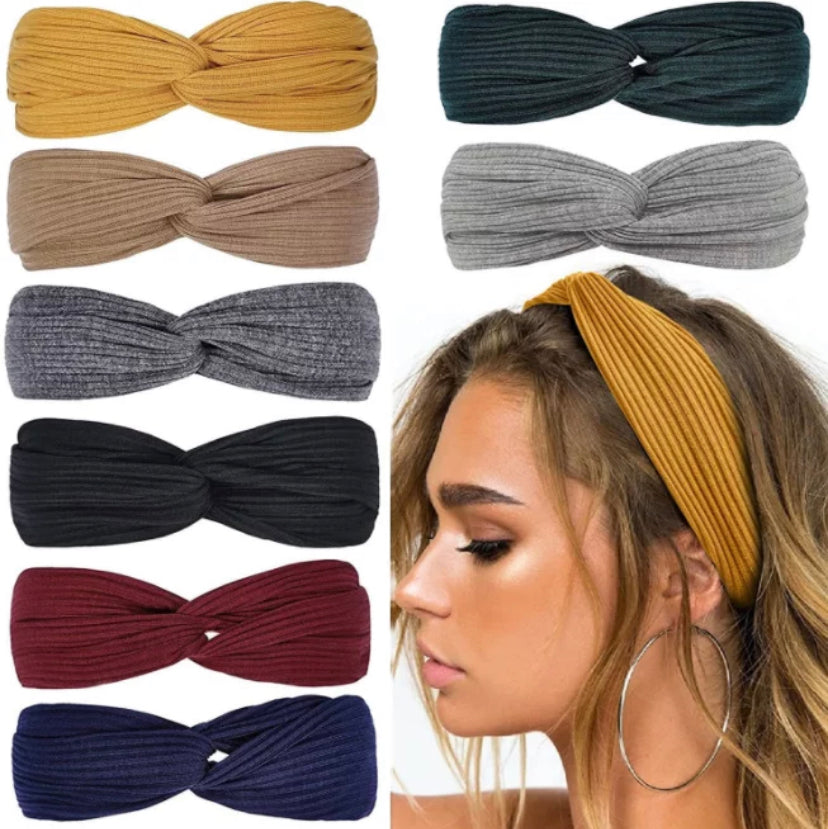 Twist Knot Baker Bands - One Size - Multiple Colors