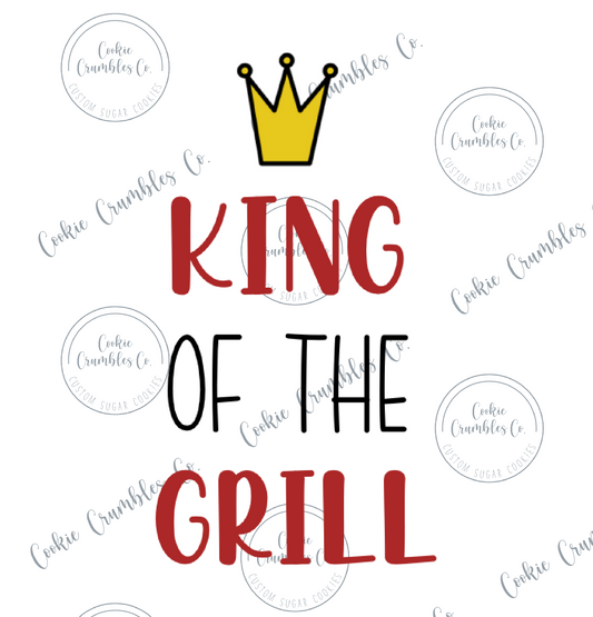 King of the Grill - Color - PNG File