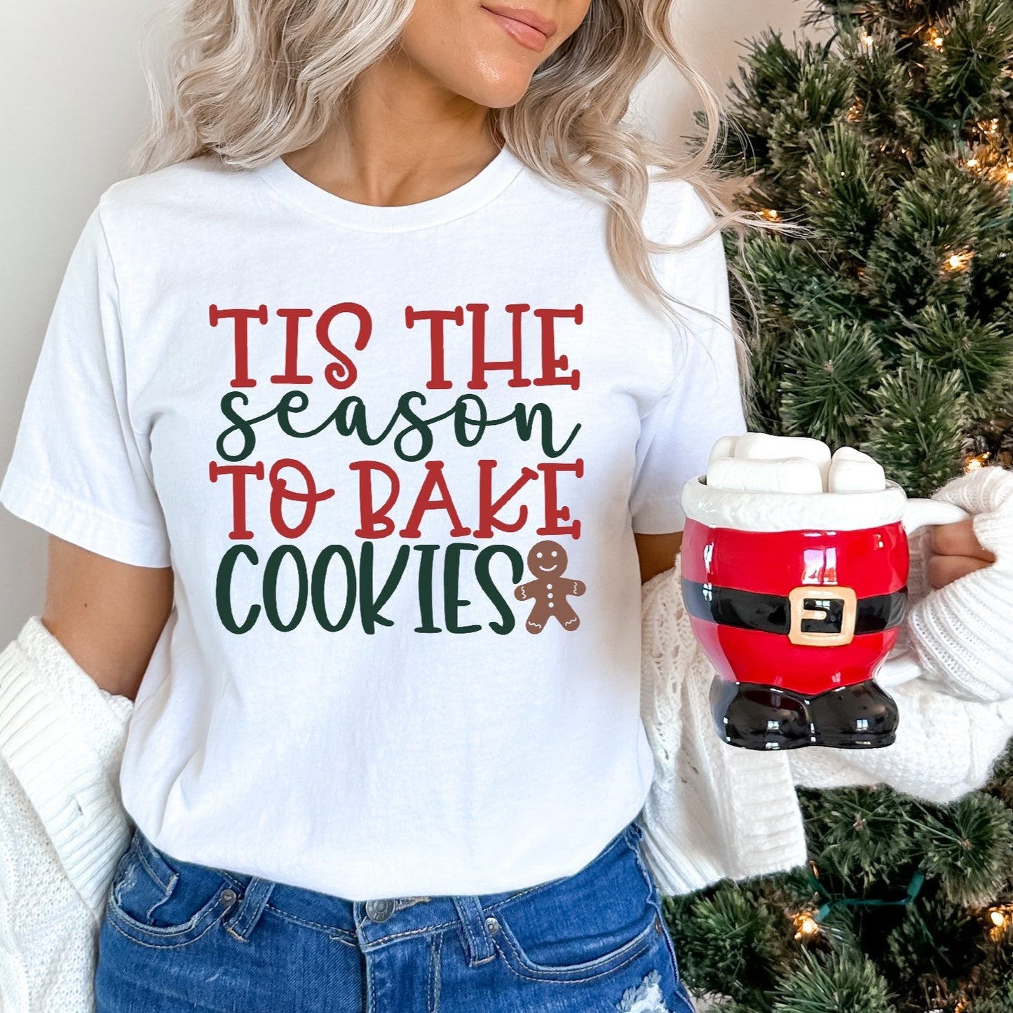 'Tis the Season to Bake Cookies Unisex Tee