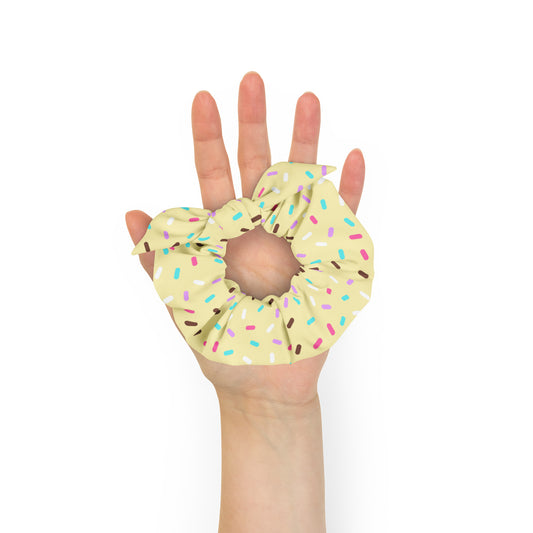 Sprinkled with Love Scrunchie in Yellow