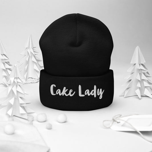 Cake Lady - Cuffed Beanie