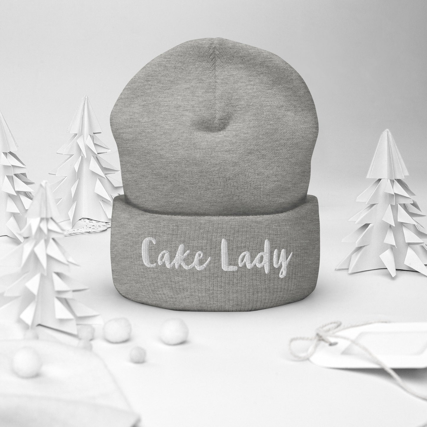 Cake Lady - Cuffed Beanie