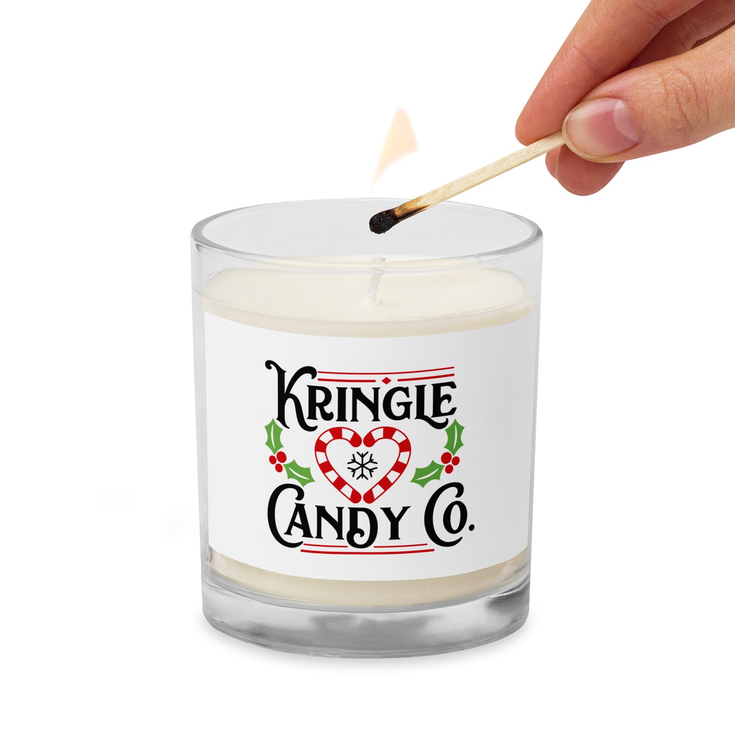 Kringle Candy Co. Glass Jar Soy Wax Candle
