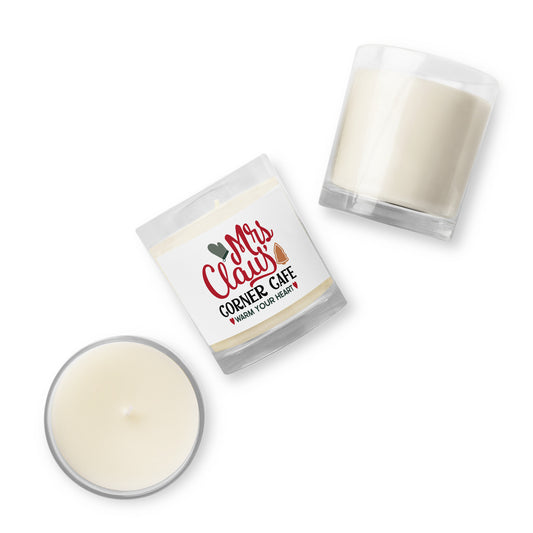 Mrs. Claus' Corner Cafe Glass Jar Soy Wax Candle