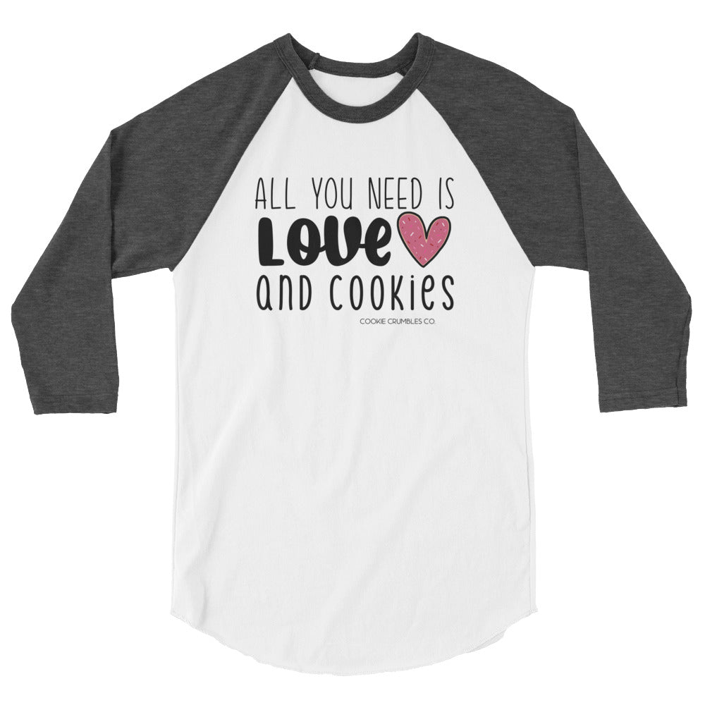 Love and Cookies - Baseball Tee