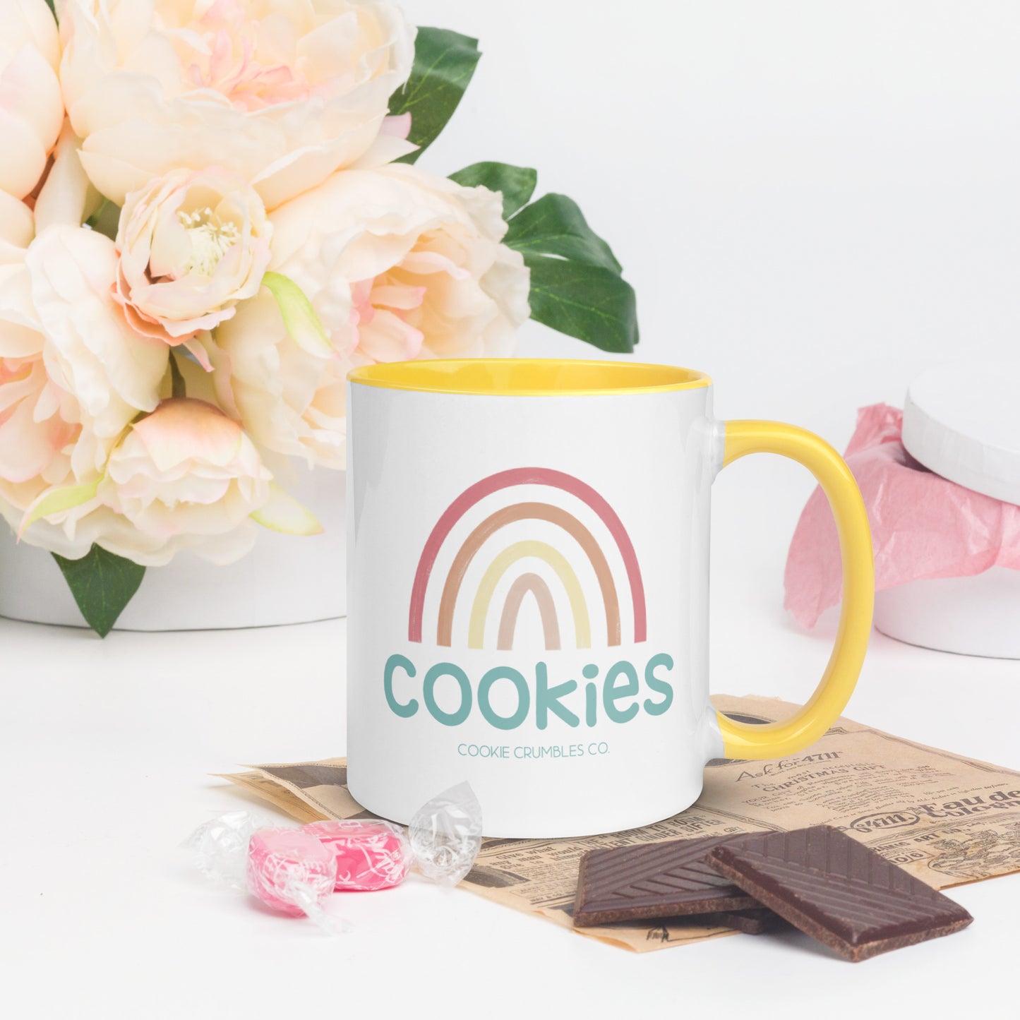 Cookie Rainbow - Mug with Color Inside